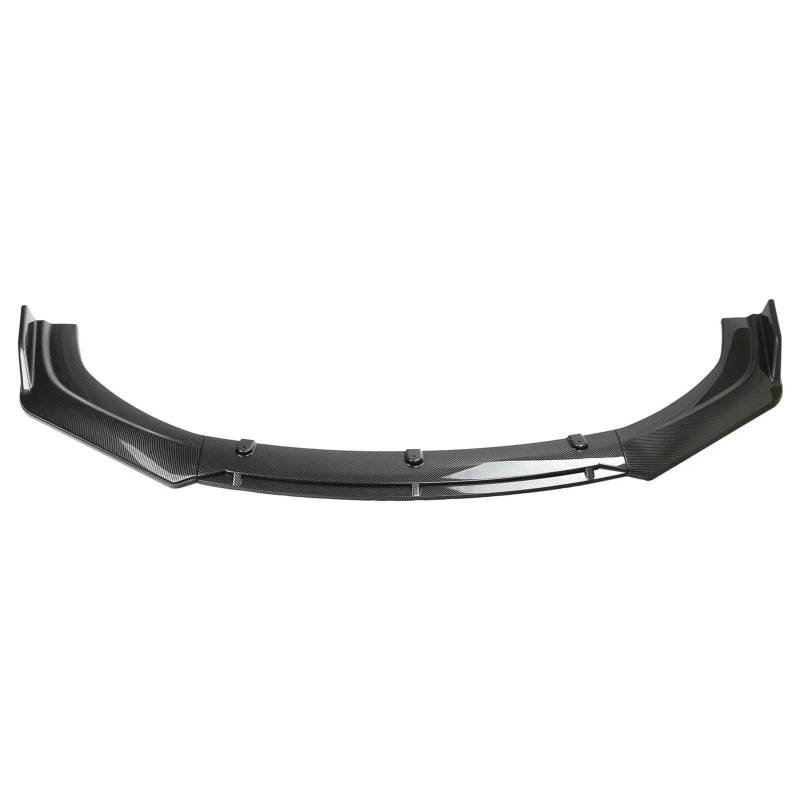 Auto Frontspoiler Lippe Für Megane 4 2016-2022 Auto Front Lip Splitter Körper Kit Kinn Spoiler Anti Scratch Diffusor Lip Trim Damm Vorne Spoilerlippe(Carbon Fiber) von JMOLXURI