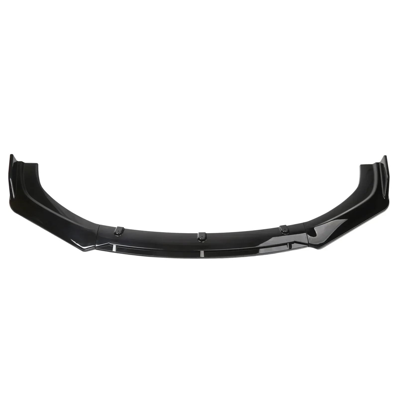 Auto Frontspoiler Lippe Für Megane 4 2016-2022 Auto Front Lip Splitter Körper Kit Kinn Spoiler Anti Scratch Diffusor Lip Trim Damm Vorne Spoilerlippe(Glossy Black) von JMOLXURI