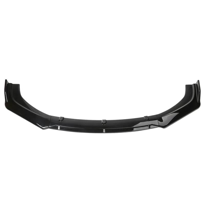 Auto Frontspoiler Lippe Für Megane 4 2016-2022 Auto Front Lip Splitter Körper Kit Kinn Spoiler Anti Scratch Diffusor Lip Trim Damm Vorne Spoilerlippe(Glossy Black) von JMOLXURI