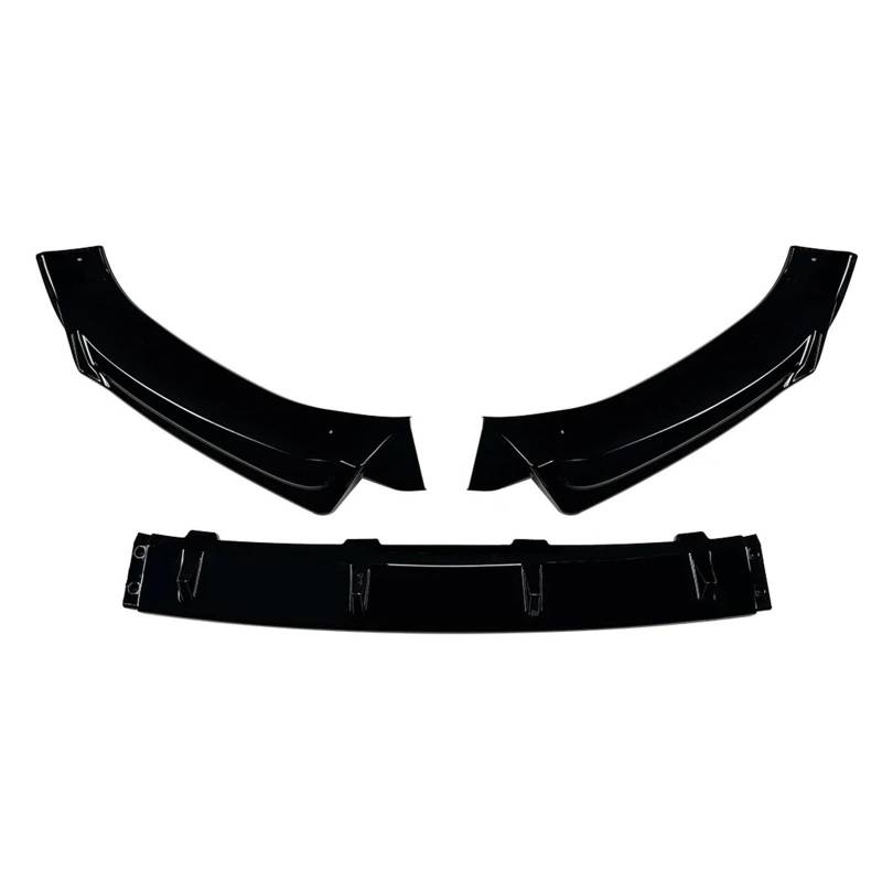 Auto Frontspoiler Lippe Für Q5 Für SQ5 FY Für Sline 2018 2019 2020 3 STÜCKE Frontstoßstangendiffusor Lippenspoiler Frontsplitter Autozubehör Schwarz Glänzend ABS Vorne Spoilerlippe von JMOLXURI