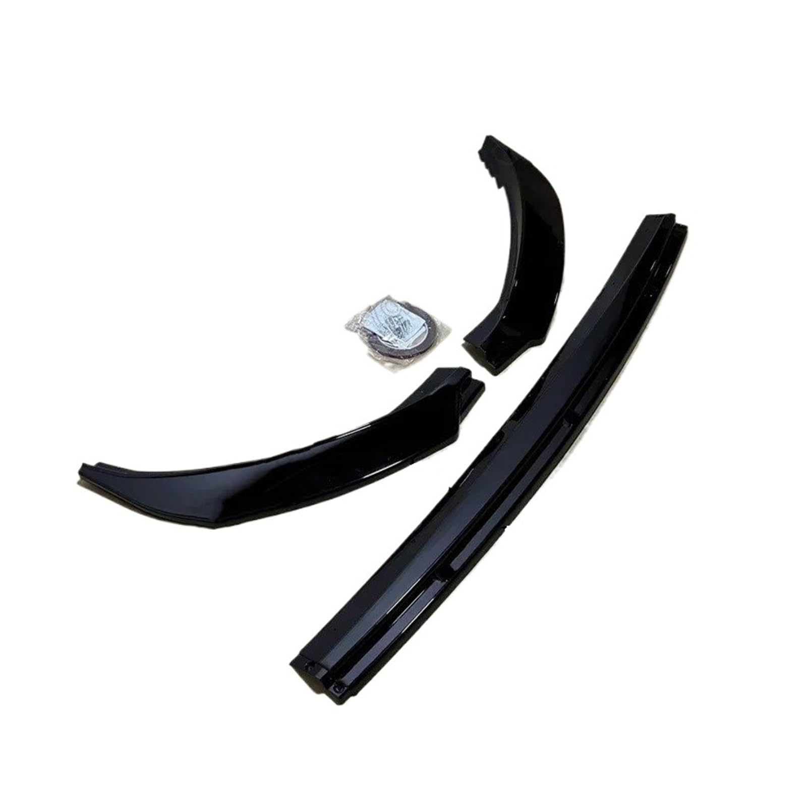Auto Frontspoiler Lippe Für Seat Für Ibiza MK5 Standard/FR 2018-2023 Frontstoßstange Lip Splitter Diffusor Body Kit Spoiler Stoßstange Schutz Protector Zubehör Vorne Spoilerlippe(Gloss Black) von JMOLXURI