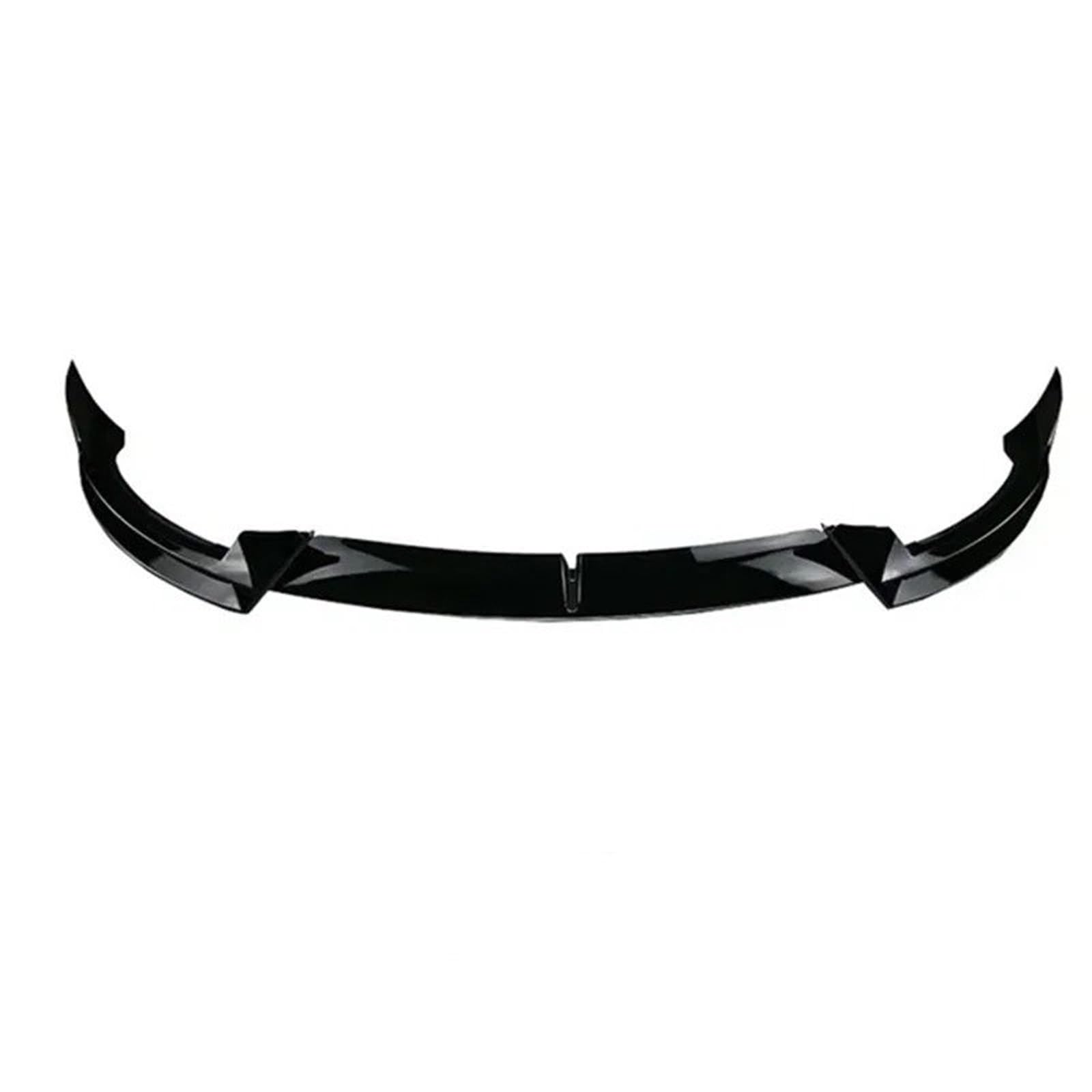 Auto Frontspoiler Lippe Für Tesla Für Modell 3/Y 2017-2023 3-teilige Frontspoilerlippe Splitter Diffusor Trim BodyKit Zubehör Glänzend Schwarze Kohlefaser Vorne Spoilerlippe(Y Black) von JMOLXURI