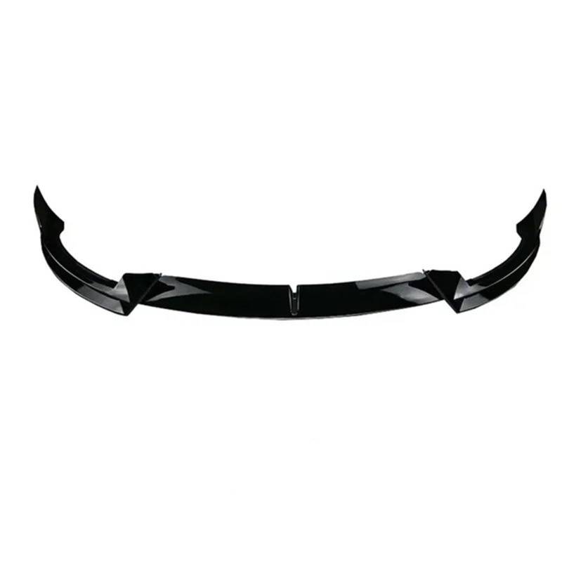 Auto Frontspoiler Lippe Für Tesla Für Modell 3/Y 2017-2023 3-teilige Frontspoilerlippe Splitter Diffusor Trim BodyKit Zubehör Glänzend Schwarze Kohlefaser Vorne Spoilerlippe(Y Black) von JMOLXURI