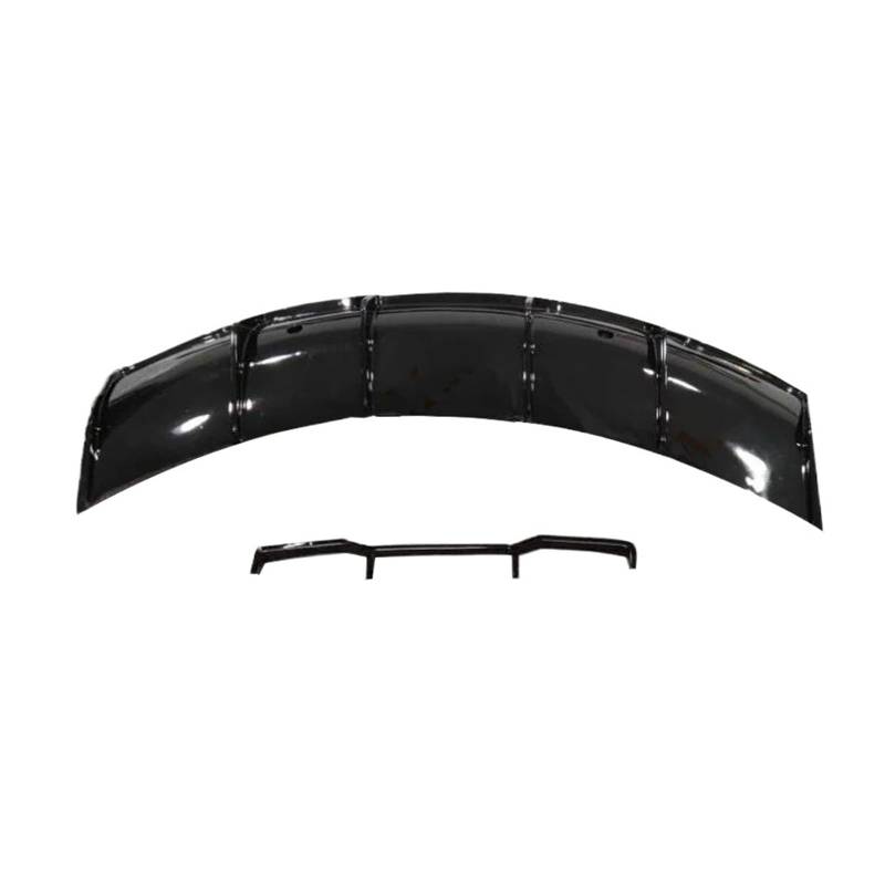 Auto Frontspoiler Lippe Für Tesla Für Modell 3 2016-2019 2020 2021Hecklippendiffusorschutz Auto Carbonfaser/Hellschwarz Heckstoßstangendiffusor Spoiler Kinn Vorne Spoilerlippe(ABS Glossy Black) von JMOLXURI