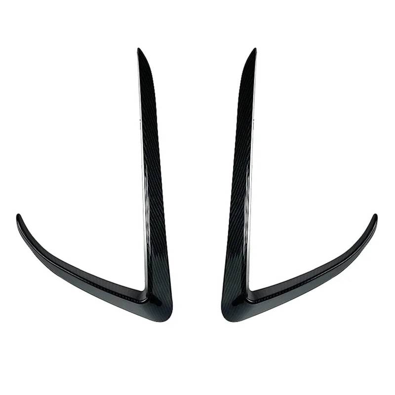 Auto Frontspoiler Lippe Für Tesla Für Modell 3 2017 2018 2019 2020 2021 2022 Front Stoßstange Splitter Nebel Lampe Grill Spoiler Abdeckung Air Vent Wind Messer Körper Vorne Spoilerlippe(Carbon Look) von JMOLXURI