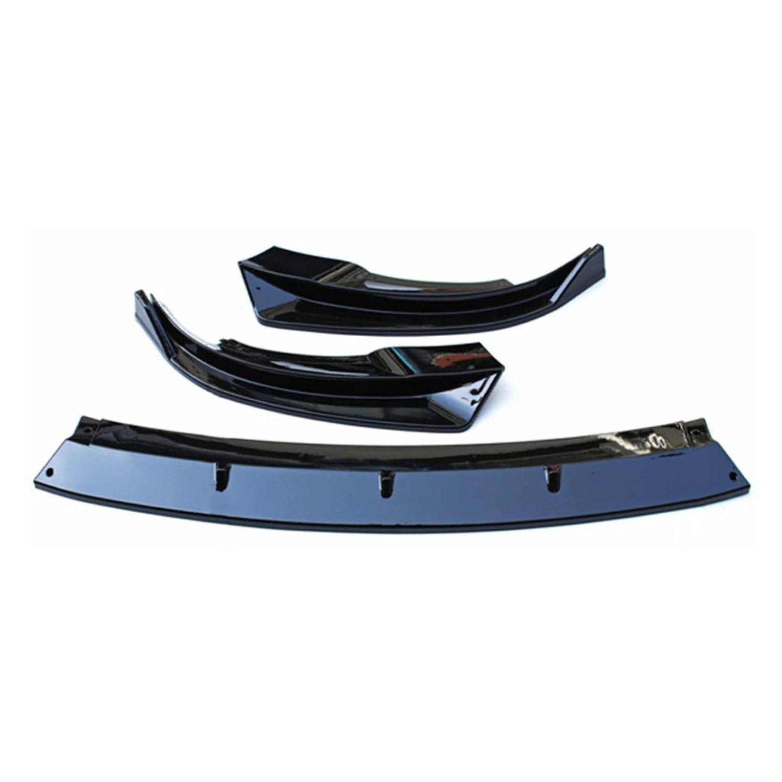 Auto Frontspoiler Lippe Für Tesla Für Modell 3 Y 2017+ 2019 2020 2021 2022 2023 Frontschürze Lippe Kinn Diffusor Body Kit Spoiler Deflektor Tuning Zubehör Vorne Spoilerlippe(Y Glossy Black) von JMOLXURI