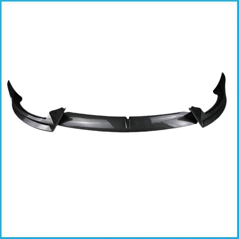 Auto Frontspoiler Lippe Für Tesla Für Modell 3 Y 2017-2024 Frontstoßstangenlippe Frontschaufelsatz Kompatibler Limousinenkörperspoilersplittersatz Zubehör Vorne Spoilerlippe(M*3 Glossy Carbon) von JMOLXURI