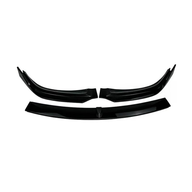Auto Frontspoiler Lippe Für Tesla Für Modell S Für Modell S Für Plaid 2021 2022 2023 Schwarz Glänzend Frontstoßstange Splitter Lip Spoiler Diffusor Schutzabdeckung Body Kits Vorne Spoilerlippe(Glossy von JMOLXURI