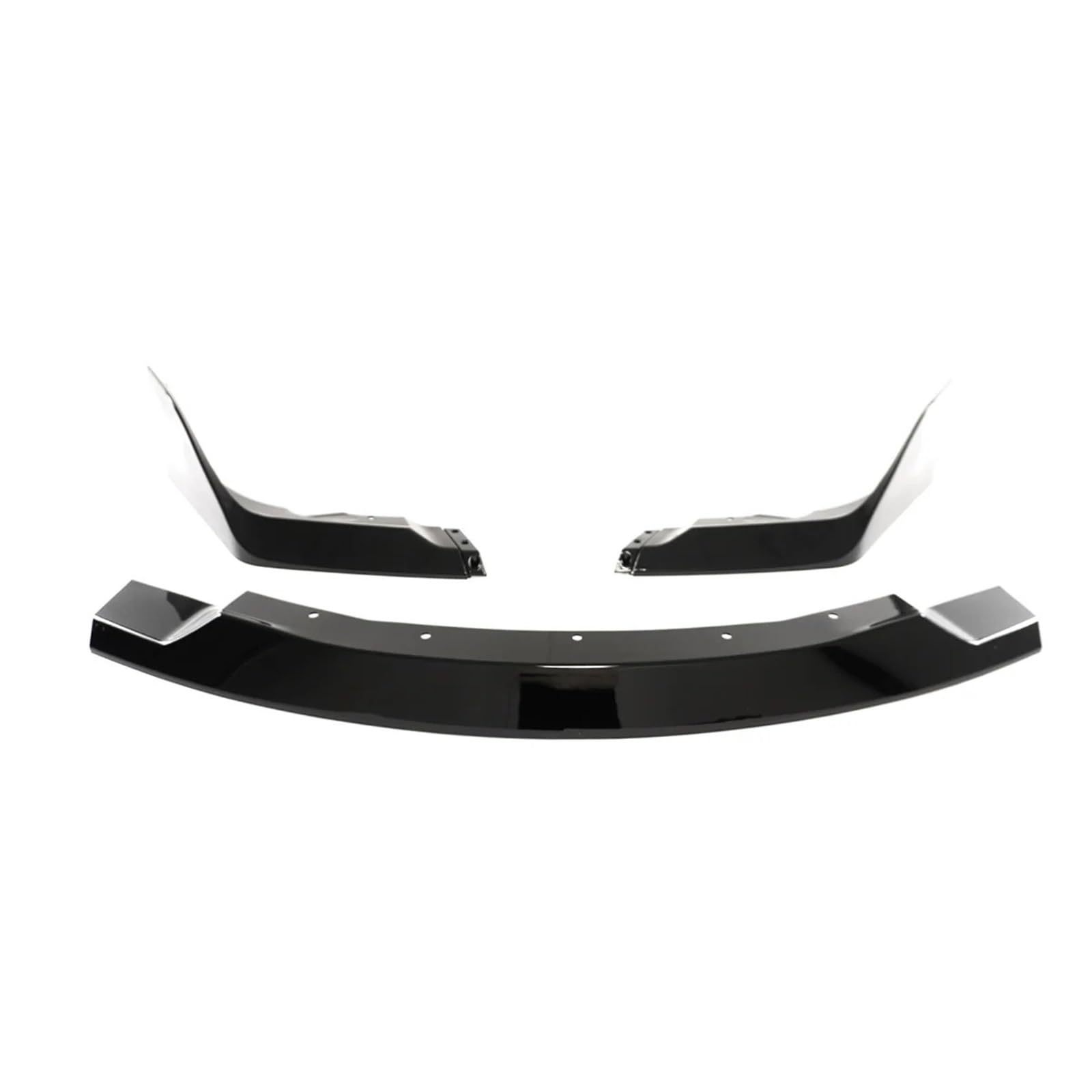 Auto Frontspoiler Lippe Für Toyota Für Supra A90 A91 2020-2024 3 STÜCKE Frontspoilerlippe Splitter Autozubehör Carbonfaserdruck Glänzend Schwarz Vorne Spoilerlippe(Glossy Black) von JMOLXURI