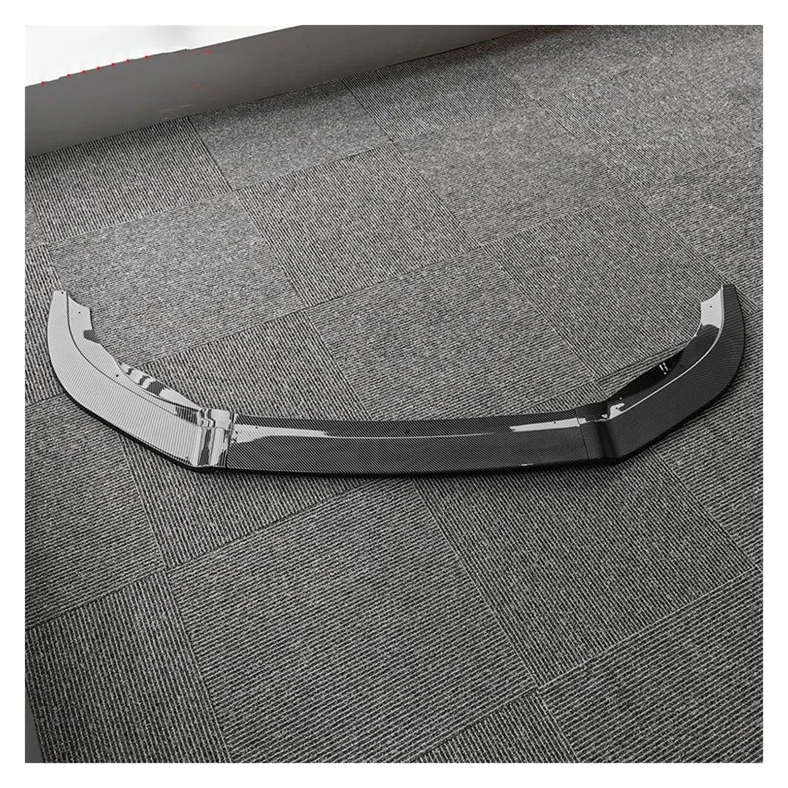Auto Frontspoiler Lippe Für VW Für Golf 6 Für MK6 R R20 2008-2013 Front Stoßstange Splitter Lip Diffusor Körper Kit Spoiler Schutz Nachrüstung Vorne Spoilerlippe(Carbon Fiber Pattern) von JMOLXURI
