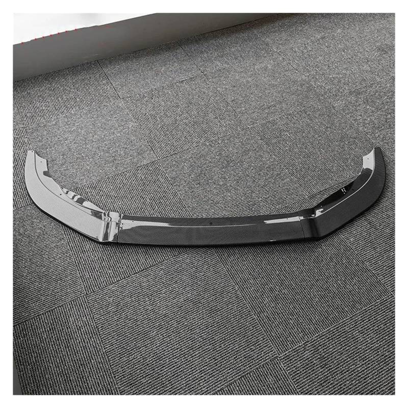 Auto Frontspoiler Lippe Für VW Für Golf 6 Für MK6 R R20 2008-2013 Front Stoßstange Splitter Lip Diffusor Körper Kit Spoiler Schutz Nachrüstung Vorne Spoilerlippe(Carbon Fiber Pattern) von JMOLXURI