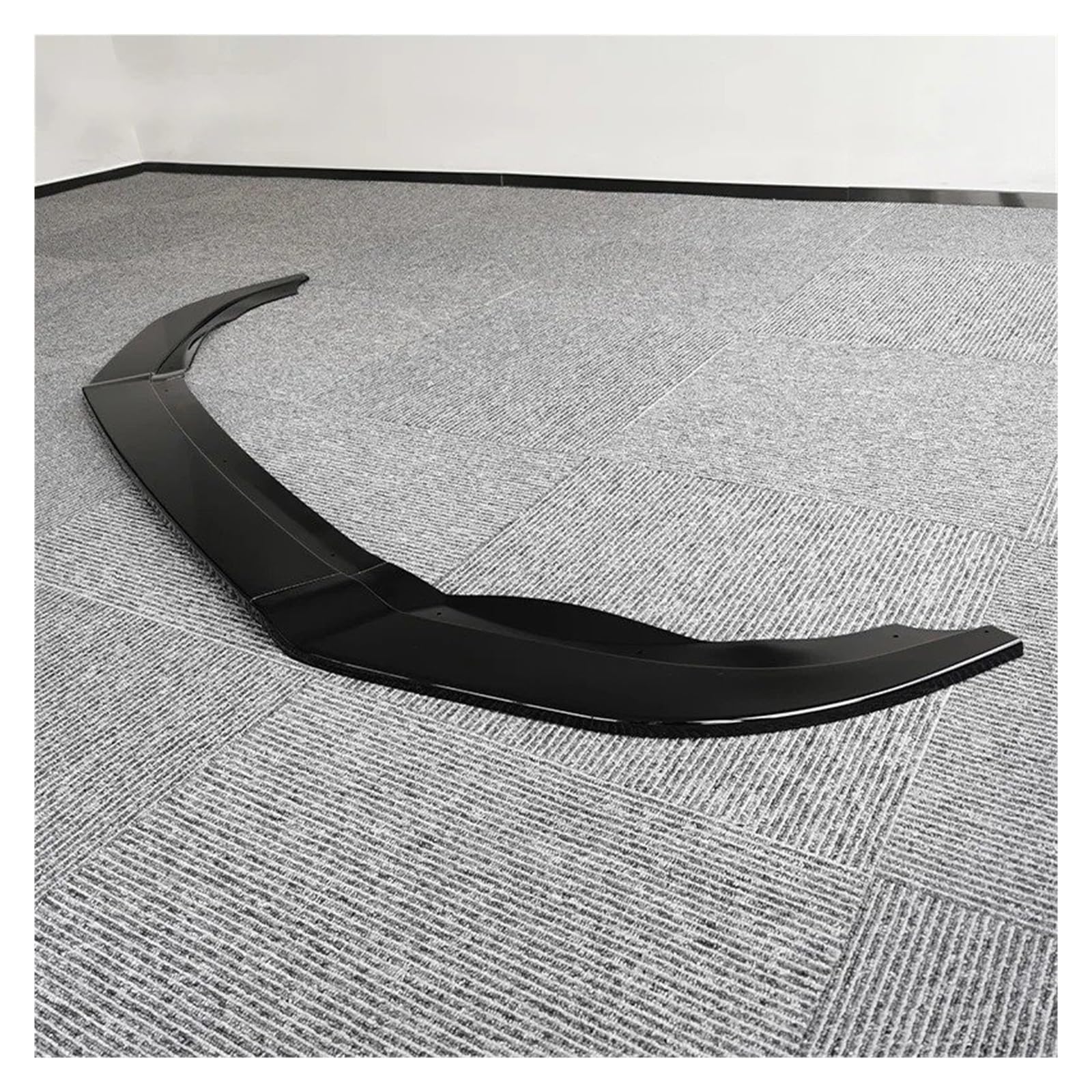 Auto Frontspoiler Lippe Für VW Für Golf 6 Für MK6 R R20 2008-2013 Front Stoßstange Splitter Lip Diffusor Körper Kit Spoiler Schutz Nachrüstung Vorne Spoilerlippe(Gloss Black) von JMOLXURI
