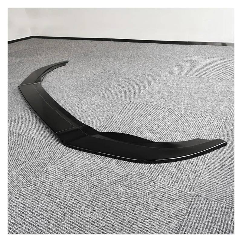 Auto Frontspoiler Lippe Für VW Für Golf 6 Für MK6 R R20 2008-2013 Front Stoßstange Splitter Lip Diffusor Körper Kit Spoiler Schutz Nachrüstung Vorne Spoilerlippe(Gloss Black) von JMOLXURI