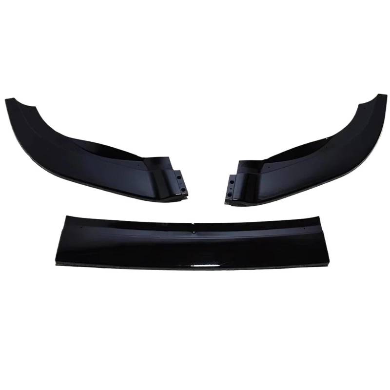 Auto Frontspoiler Lippe Für VW Für Golf 6 Für MK6 R R20 2008-2013 Frontschürze Lip Spoiler Splitter Diffusor Deflektor Canard Spoiler Body Kits Tuning Vorne Spoilerlippe(Gloss Black) von JMOLXURI