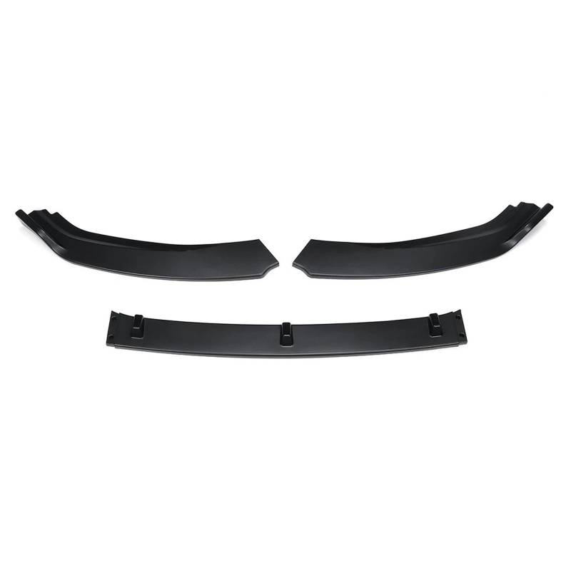 Auto Frontspoiler Lippe Für VW Für Golf Für MK7 2014 2015 2016 2017 3 Stücke Auto Front Stoßstange Splitter Lip Diffusor Spoiler Schutz Abdeckung Deflektor Lippen Schutz Vorne Spoilerlippe(Matte Black von JMOLXURI