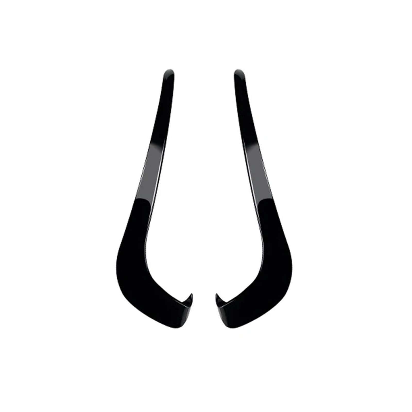 Auto Frontspoiler Lippe Für VW Für Passat B7 2011 2012 2013 2014 2015 Frontschürze Spoiler Splitter Air Vent Nebel Lampe Kühlergrill Trim Vorne Spoilerlippe(Glossy Black) von JMOLXURI