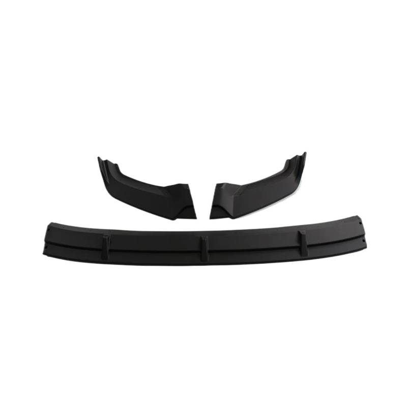 Auto Frontspoiler Lippe Für VW Für Tiguan L 2017-2020 Auto Frontspoiler Spoiler Frontschaufel Lip Splitter Diffusor PP Schützen Body Kit Außendekoration Vorne Spoilerlippe(Matte Black) von JMOLXURI