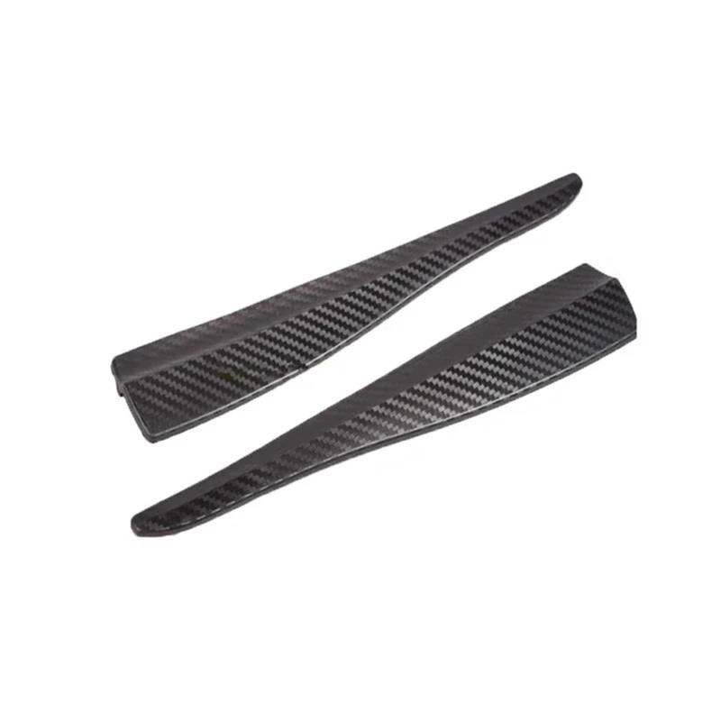 Auto Frontspoiler Lippe Stoßstangenleiste Vorne Und Hinten Lippe Kratzschutz Kohlefaser Stoßstangenleiste Seitenschweller Spoiler Diffusor Karosserieschutz Vorne Spoilerlippe(L) von JMOLXURI