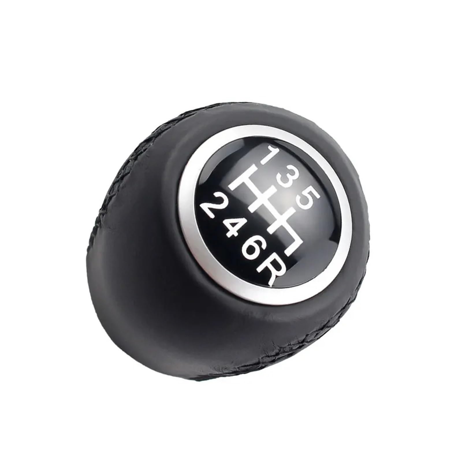 Auto Schalthebel Schaltkopf Für Citroen Für Jumper Für Relais 2002-2014 5 6 Geschwindigkeit Auto Schaltknauf Shfiter Hebel Handball Überzogene Leder Auto Schaltknauf(6 Speed Without Hole) von JMOLXURI