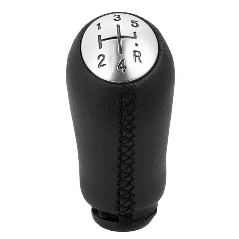 Auto Schalthebel Schaltkopf Für Clio III 2005-2009 Autoinnenausstattung 5-Gang-Schaltknauf Schalthebelgriff Schaltknauf(Black Stitching) von JMOLXURI