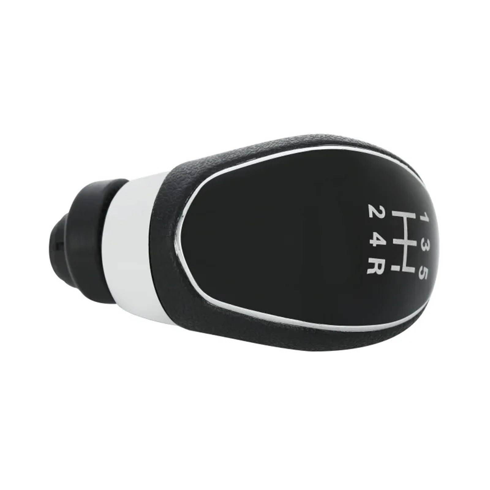 Auto Schalthebel Schaltkopf Für Ford Für Fiesta Für MK7 2008-2013 5/6 Geschwindigkeit Auto Schaltknauf Stick Kopf Hebel Griff Autos Teile Schaltknauf(Black 5 Thread) von JMOLXURI