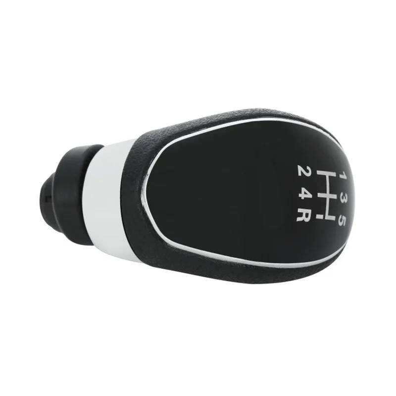 Auto Schalthebel Schaltkopf Für Ford Für Fiesta Für MK7 2008-2013 5/6 Geschwindigkeit Auto Schaltknauf Stick Kopf Hebel Griff Autos Teile Schaltknauf(Black 5 Thread) von JMOLXURI
