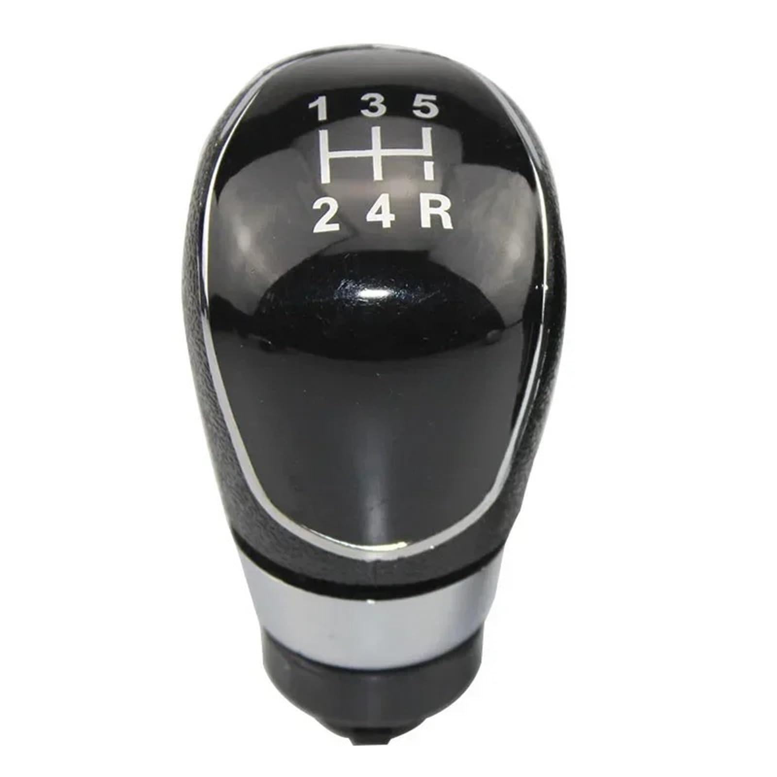 Auto Schalthebel Schaltkopf Für Ford Für MK3 Für MK4 MK7 Für Galaxy 5/6 Geschwindigkeit Auto Schaltknauf Stick Kopf Hebel Griff Schaltknauf(5 Speed Black) von JMOLXURI