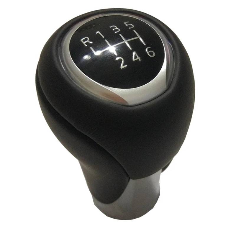 Auto Schalthebel Schaltkopf Für Mazda 6 3 5 Für Cx-5 Leder Manuelle 6 Geschwindigkeit Schaltknauf Getriebe Kopf Schaltknauf(Real Leather) von JMOLXURI