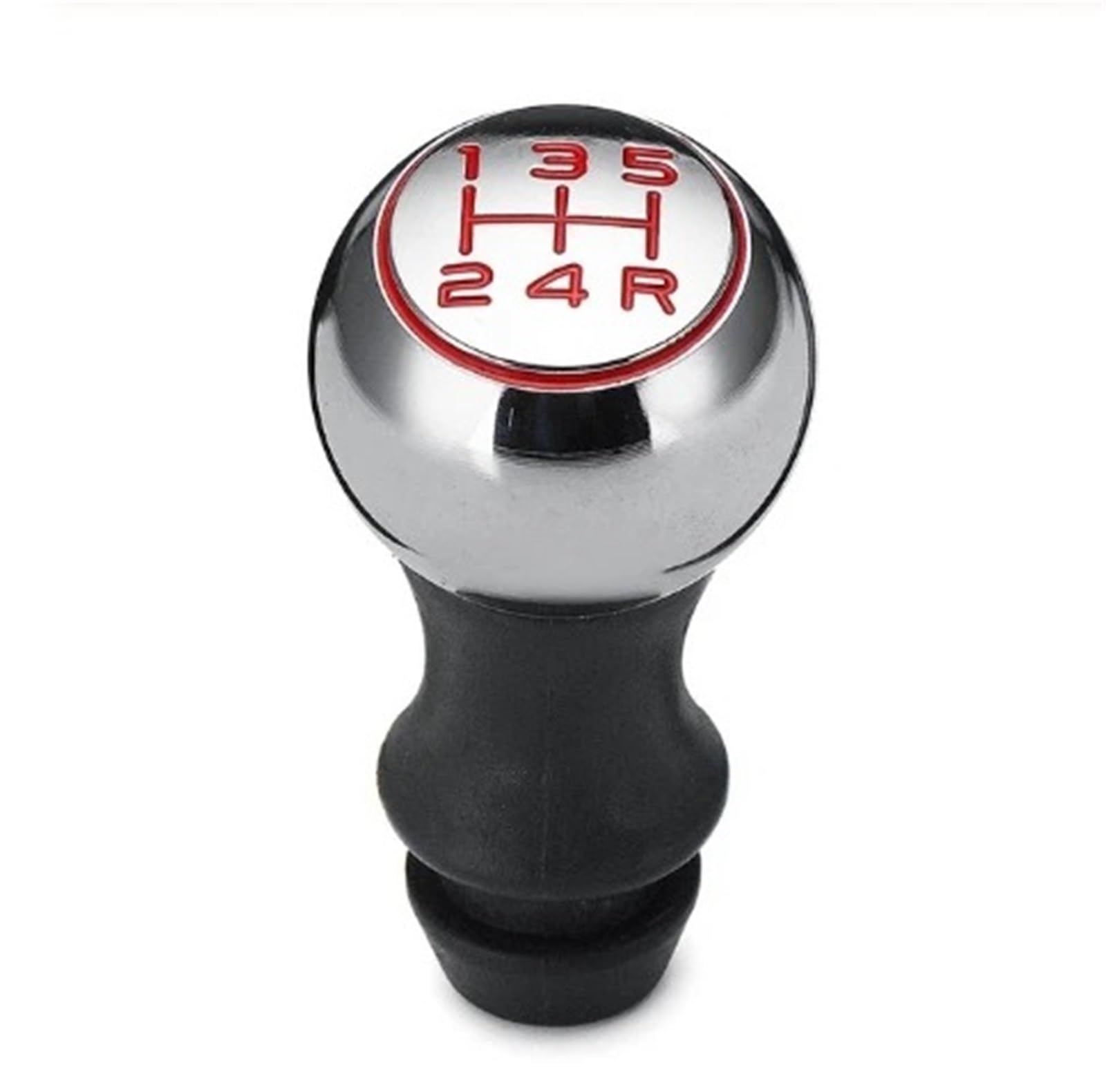 Auto Schalthebel Schaltkopf Für Peugeot 106 206 306 406 107 207 5 Geschwindigkeit Auto Schaltknauf Hebel Shifter Griff Stick Schaltknauf(Red Number red) von JMOLXURI