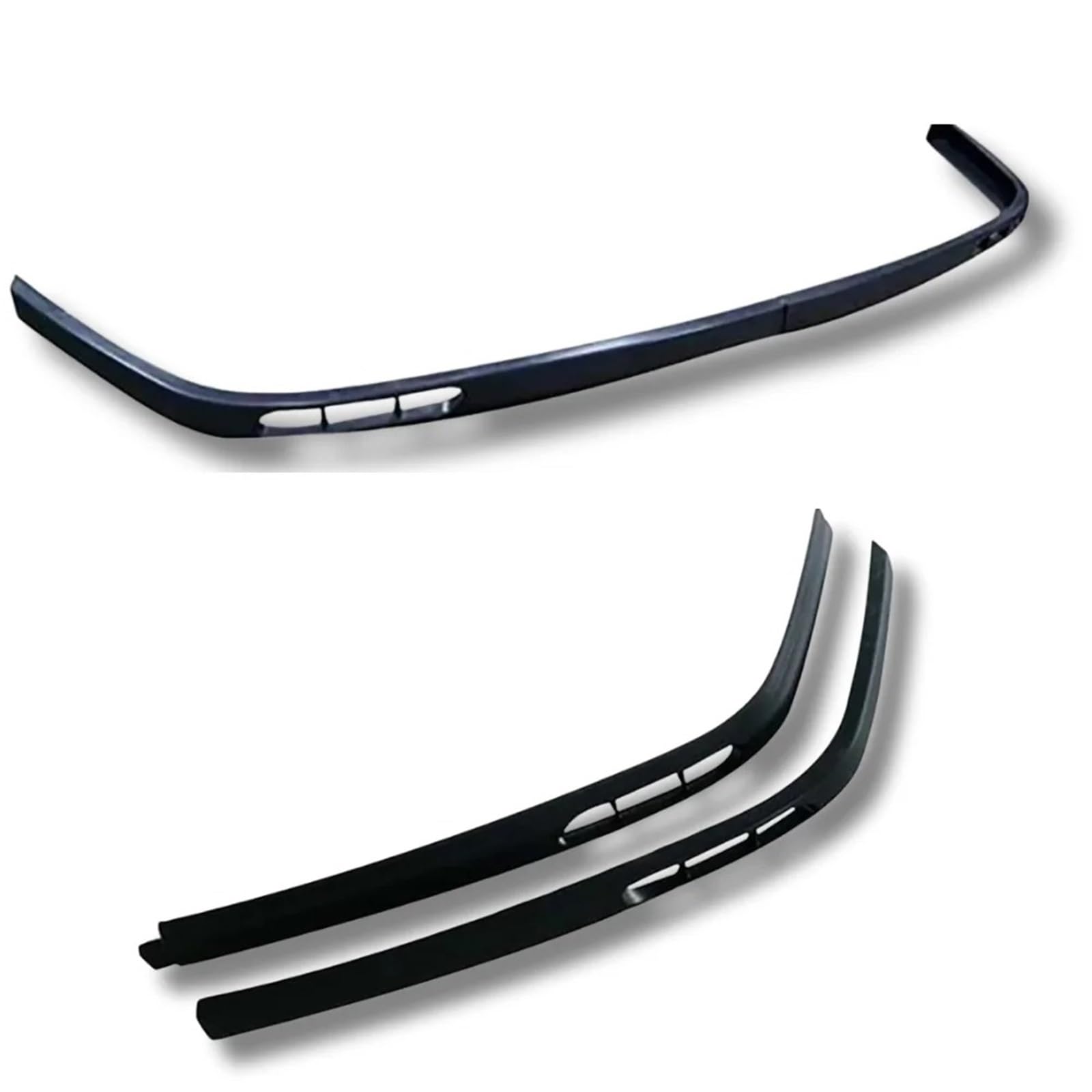 Frontspoiler Für Laguna 2 Stück Frontstoßstange Lip Body Kit Spoiler Splitter Diffusor ABS Kunststoff Professionelle Tuning-Teile Vordere Stoßstange Unten(Model 1) von JMOLXURI