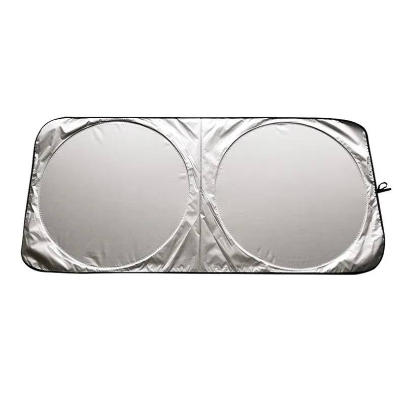Sonnenblende Auto 150*80cm Auto Windschutzscheibenabdeckung Sonnenschutz UV-Schutzschild Auto Styling Klappbare Autofenster Sonnenschutz Windschutzscheibenblockabdeckung Auto Frontscheibe Sonnenschutz von JMOLXURI