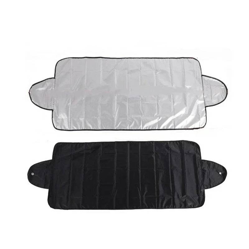 Sonnenblende Auto 195x70CM Front Sonnenschirm Abdeckung Sonnenschutz Abdeckung Auto Windschutzscheibe Schnee Sonnenschutz Wasserdicht Protector Automobil Magnetische Auto Frontscheibe Sonnenschutz von JMOLXURI