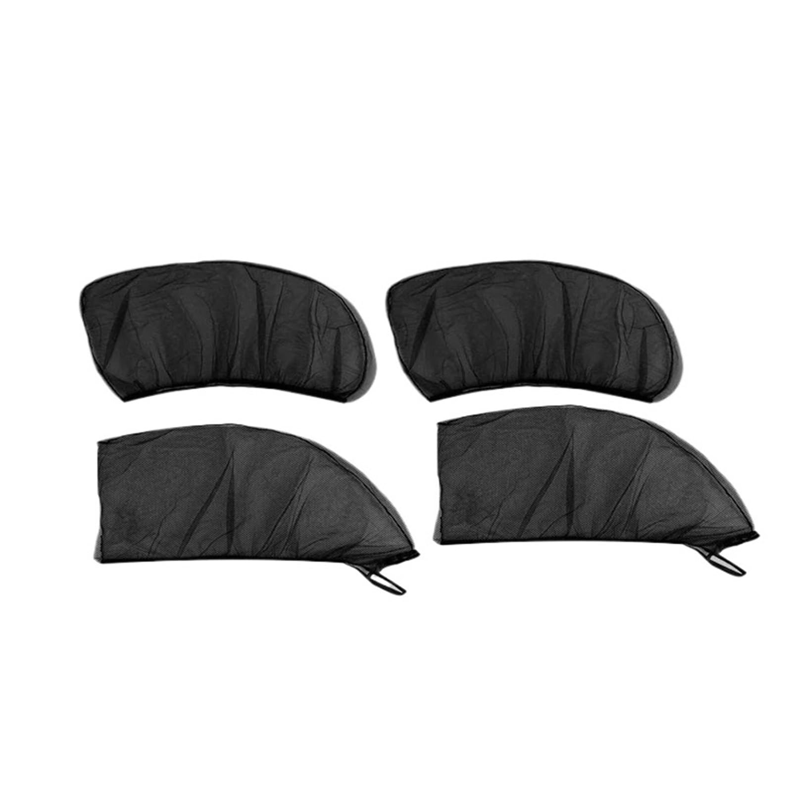 Sonnenblende Auto 2/4 Stück Mesh-Sonnenblendenschutz Fensterfolien Auto Sonnenschutz Styling Zubehör Auto UV-Schutz Vorhang Seitenfenster Sonnenschutz Auto Frontscheibe Sonnenschutz(Set1) von JMOLXURI