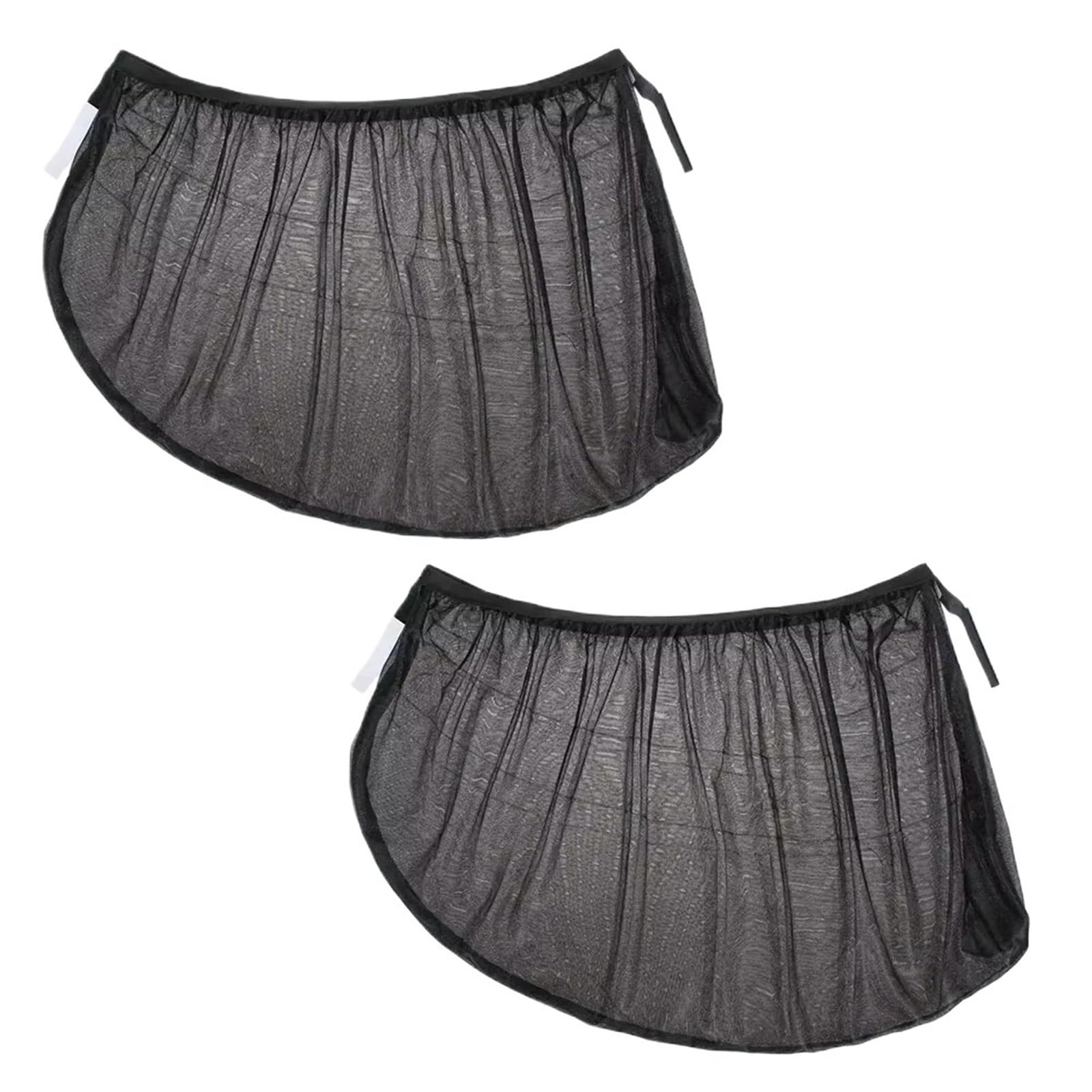 Sonnenblende Auto 2/4Pcs Sonnenschutz & Privatsphäre Anti-Moskito Auto Fenster Vorhang Sonnenschirm Auto Zubehör Auto Frontscheibe Sonnenschutz(2Pcs Rear Sun Shield) von JMOLXURI