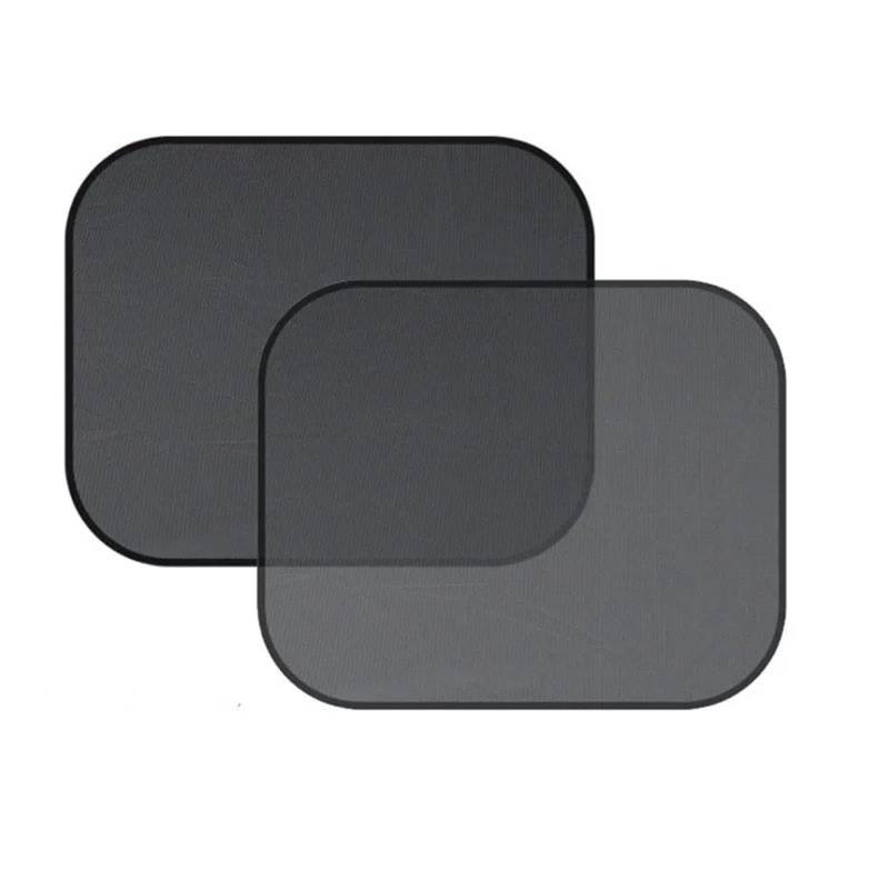 Sonnenblende Auto 4PCS Autofenster Sonnenschutz Abdeckung Block Kinder Auto Seite Fenster Schatten Haftenden Sonnenschirme Sonnenschutz Abdeckung Visier Schild Auto Frontscheibe Sonnenschutz(2PC Side von JMOLXURI