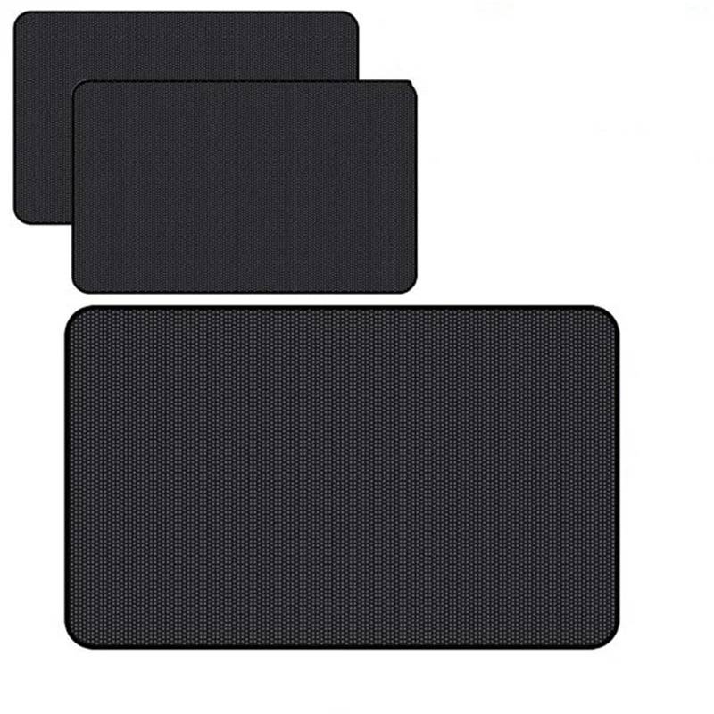 Sonnenblende Auto 5D Mesh-Sonnenschutz Starke Magnetische Automatische Wärmedämmung Magnetische Adsorptionsart Sonnenschutzabdeckung Verdunkelungsvorhang Auto Frontscheibe Sonnenschutz(2xThicken back) von JMOLXURI