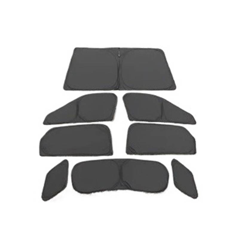 Sonnenblende Auto Für JAECOO Für J7 2024 2023 Auto Styling Sonnenschutz Bildschirm Frontscheibe Sonnenschutz Vorhang Fenster Isolierung Sonnenschirm Net Auto Frontscheibe Sonnenschutz(1set-8pcs) von JMOLXURI