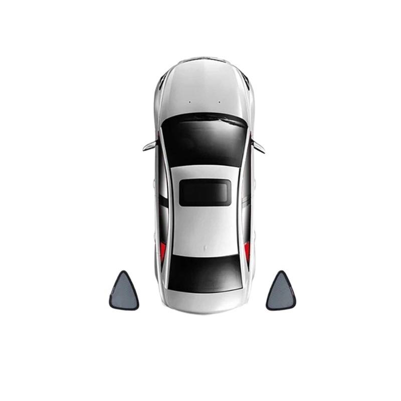 Sonnenblende Auto Für Subaru Für Outback Für BT 2021 2022 2023 Magnetischer Auto-Sonnenschutzschild Frontscheibenrahmen Vorhang Sonnenschutz Hintere Seitenscheibe Auto Frontscheibe Sonnenschutz(Triang von JMOLXURI