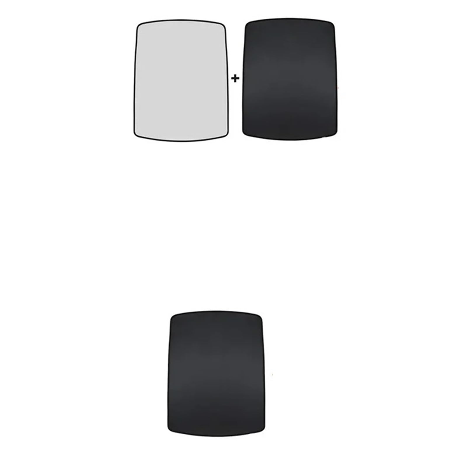 Sonnenblende Auto Für Taycan Auto Faltbare Frontscheibe Glas Dach Schiebedach Dachfenster Sonnenschirm Fenster Schatten Schiebedach Mesh Net Auto Frontscheibe Sonnenschutz(1 Layer Sunroof) von JMOLXURI