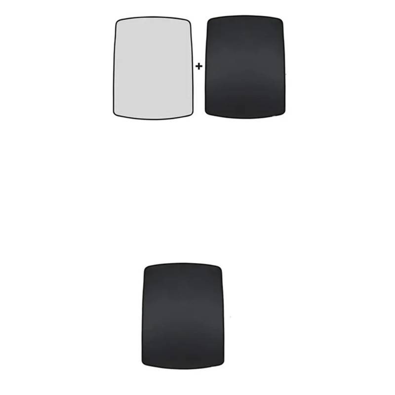 Sonnenblende Auto Für Taycan Auto Faltbare Frontscheibe Glas Dach Schiebedach Dachfenster Sonnenschirm Fenster Schatten Schiebedach Mesh Net Auto Frontscheibe Sonnenschutz(1 Layer Sunroof) von JMOLXURI