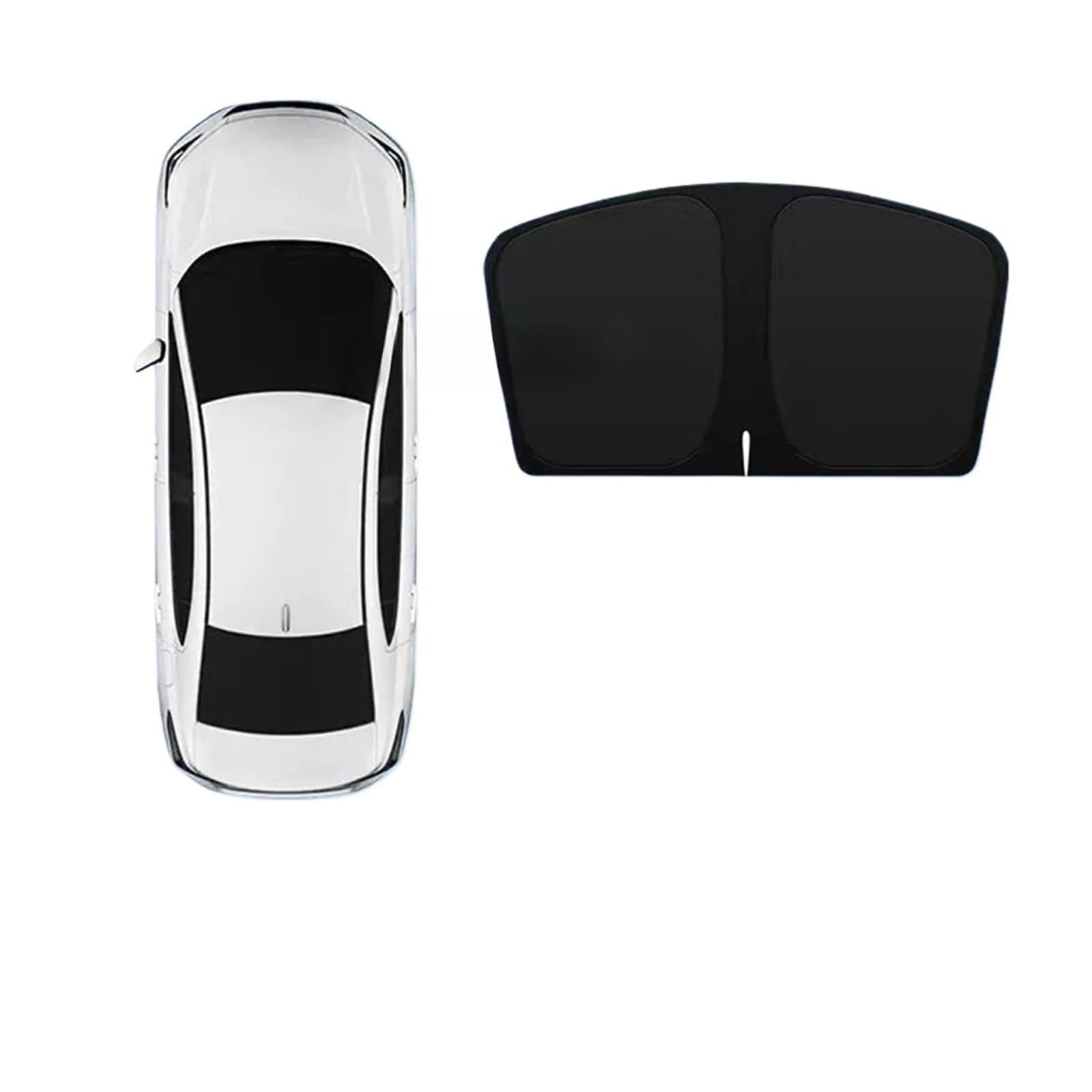 Sonnenblende Auto Für Taycan Auto Faltbare Frontscheibe Glas Dach Schiebedach Dachfenster Sonnenschirm Fenster Schatten Schiebedach Mesh Net Auto Frontscheibe Sonnenschutz(1PC Front Windshield) von JMOLXURI