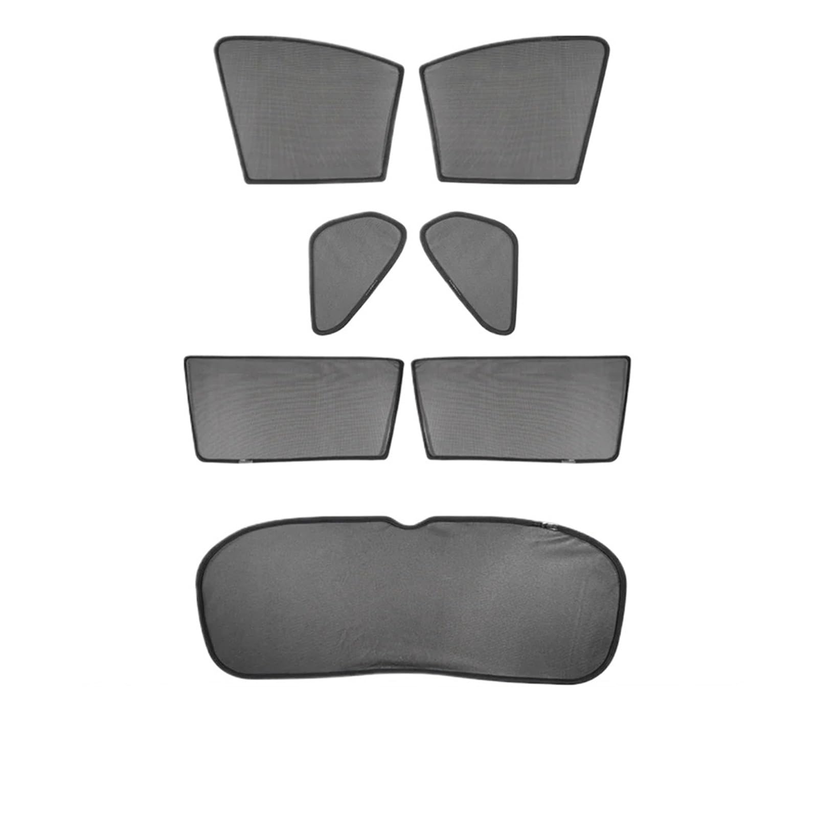 Sonnenblende Auto Für Toyota Für RAV4 Für XA50 2020-2024 Magnetische Auto-Seitenfenster-Sonnenblenden Pasenger-Privatsphäre-Fenstervorhangvisiere Auto Frontscheibe Sonnenschutz(7PCS Whole Set) von JMOLXURI