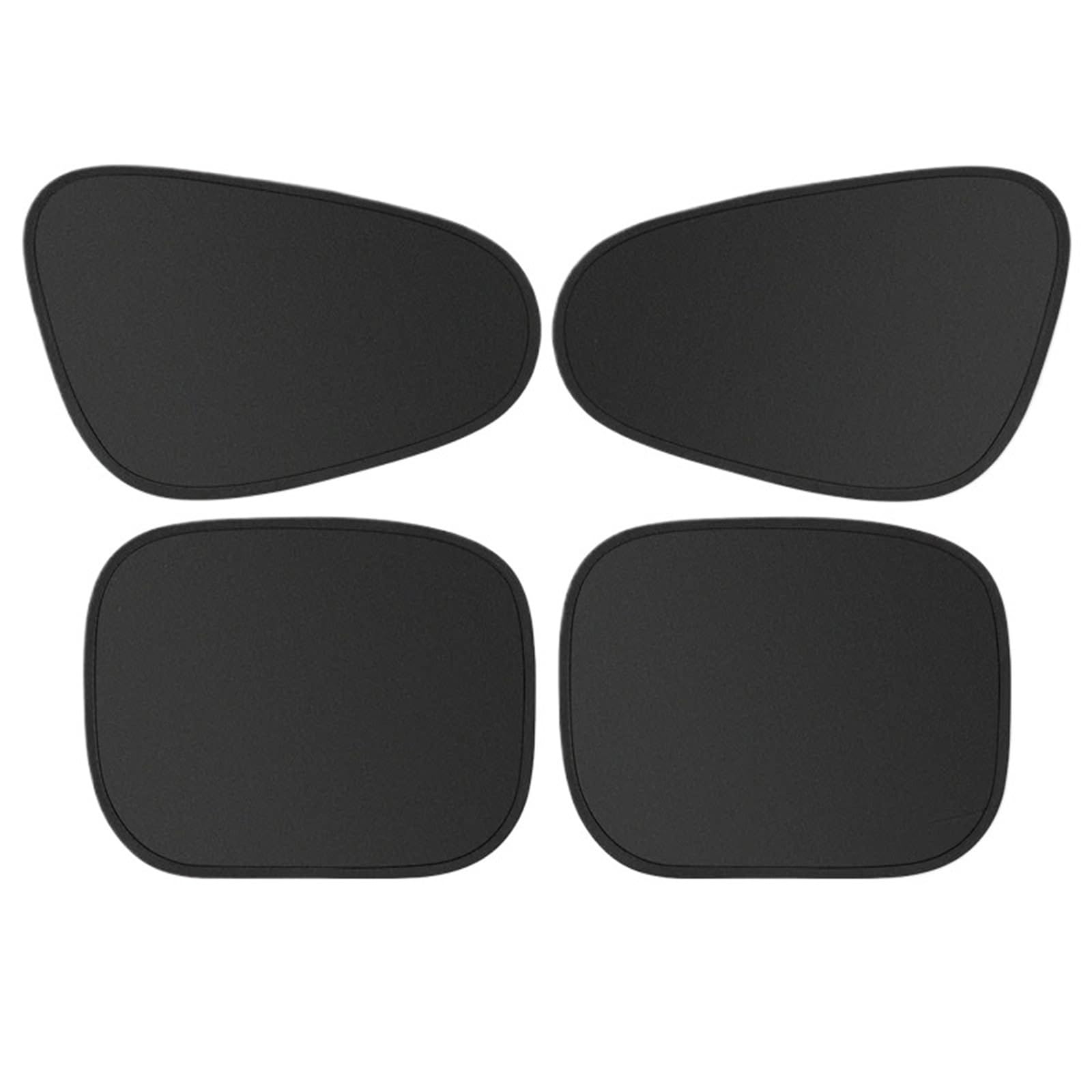 Sonnenblende Auto Seitenfenster-Sonnenschutz Autos Elektrostatische Vorhänge Blendfreie Auto-Sonnenschutzabdeckung Baby UV-Blockierung Auto Frontscheibe Sonnenschutz(Front-Rear 4pcs) von JMOLXURI