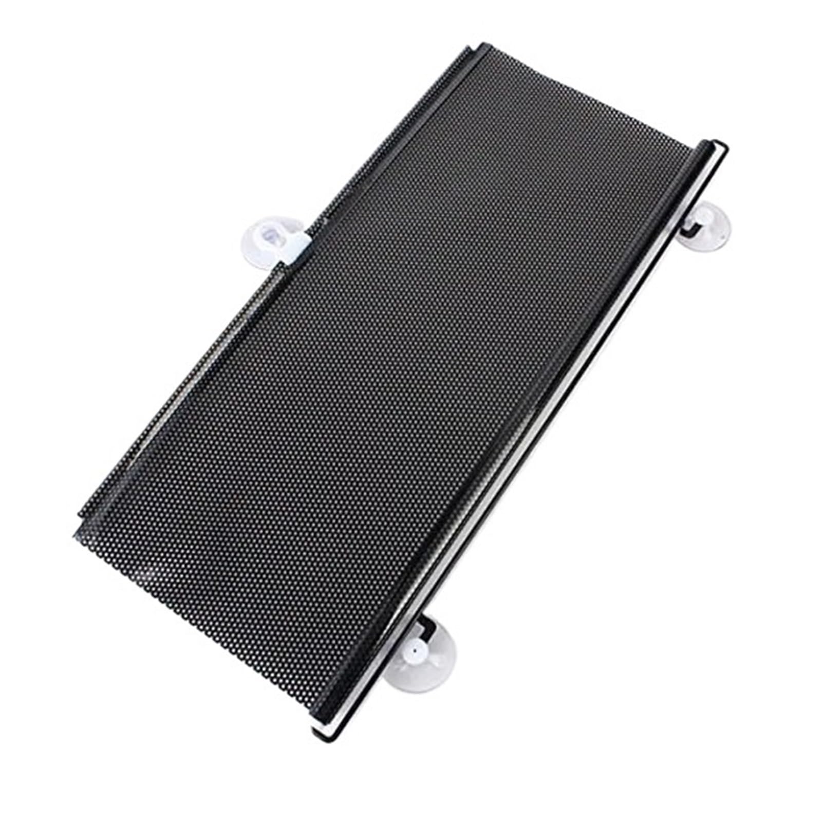 Sonnenblende Auto Universal-Sonnenschutz Mit Saugnapf Fensterrollo Sonnenschutz Bildschirmabdeckung Blindschutz Faltbarer Auto-Windschutzscheibenvorhang Auto Frontscheibe Sonnenschutz(Black 40x125cm) von JMOLXURI