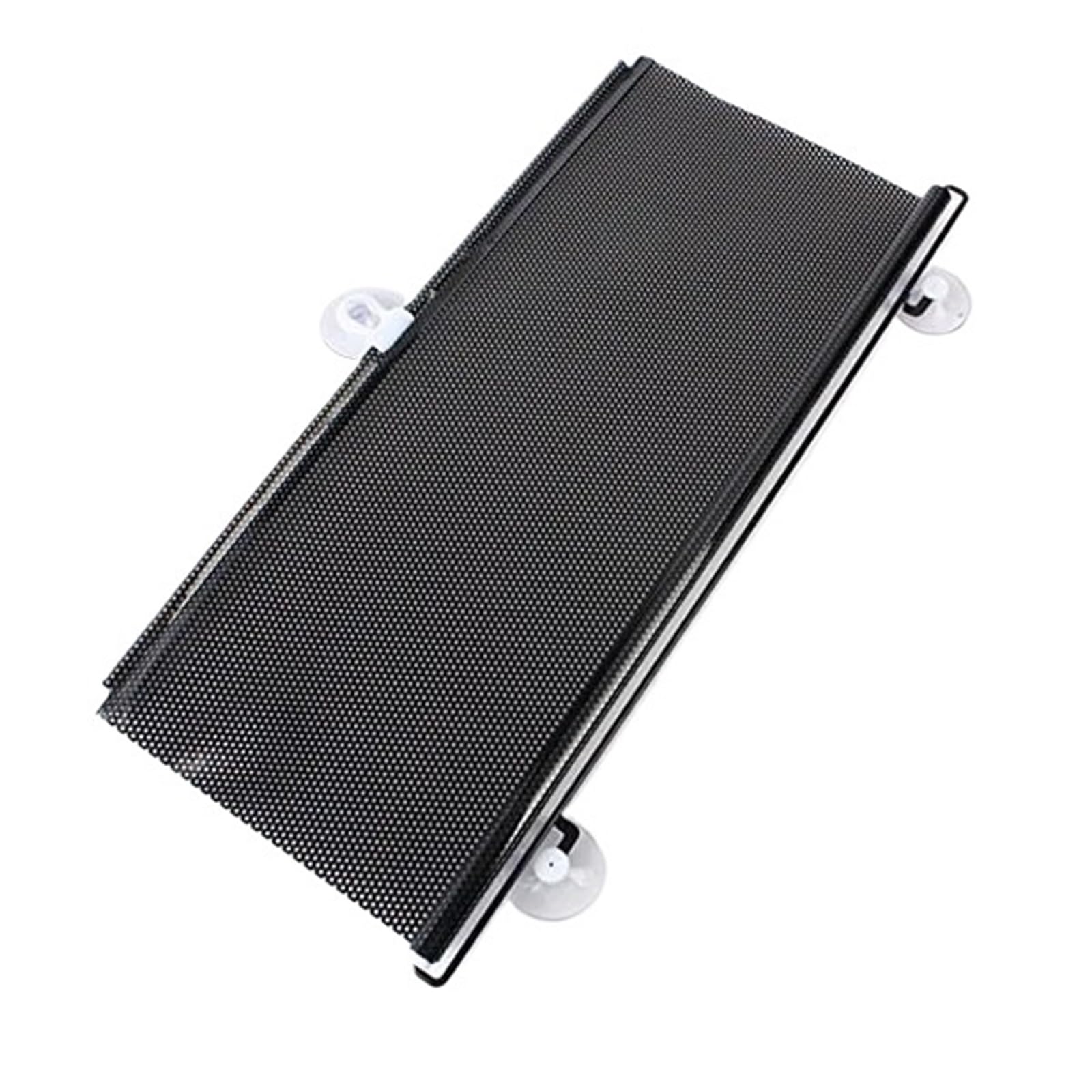 Sonnenblende Auto Universal-Sonnenschutz Mit Saugnapf Fensterrollo Sonnenschutz Bildschirmabdeckung Blindschutz Faltbarer Auto-Windschutzscheibenvorhang Auto Frontscheibe Sonnenschutz(Black 40x60cm) von JMOLXURI
