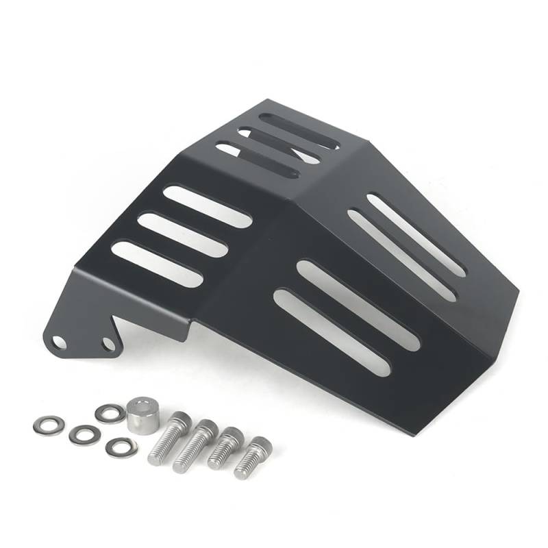 Motorrad Kühlerschutz Motorrad Kinn Unteren Front Spoiler Air Dam Verkleidung Kotflügel Abdeckung Für Softail Deluxe Fat Bob Sport Glide Dünne 2018-2023 von JMORCO