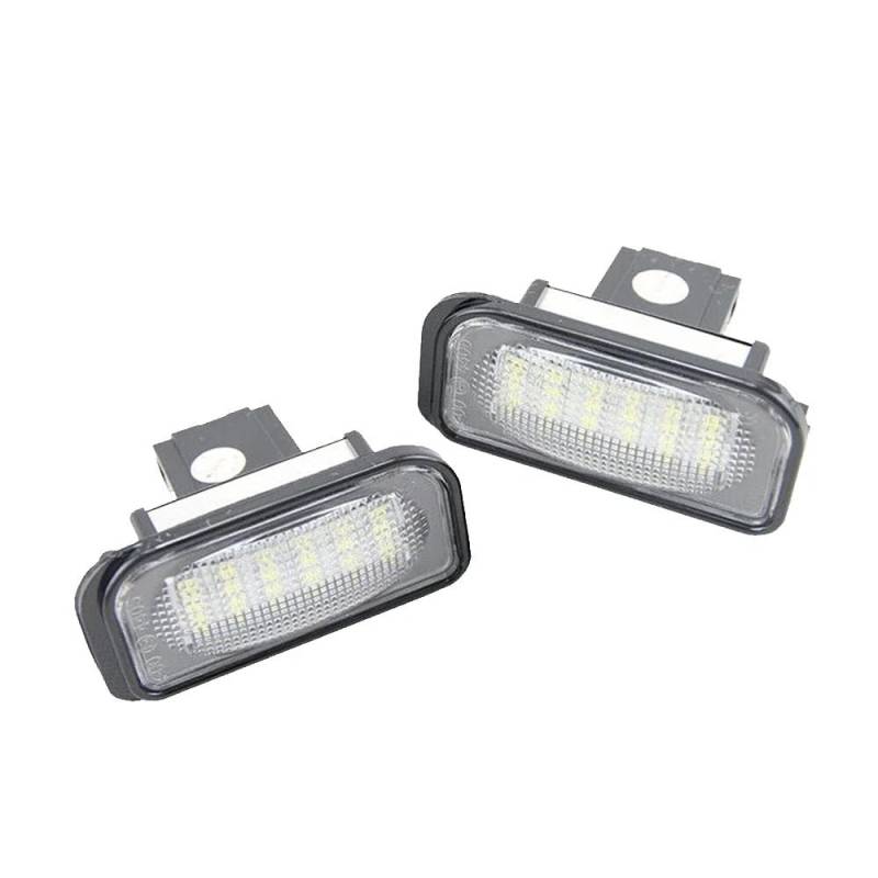 JNCGESW Für Benz C-Class W203 R230 W209 C209 A209 SL CLK Class2pcs Canbus LED Registration Number Nummernschild Beleuchtung Set Ersatz von JNCGESW