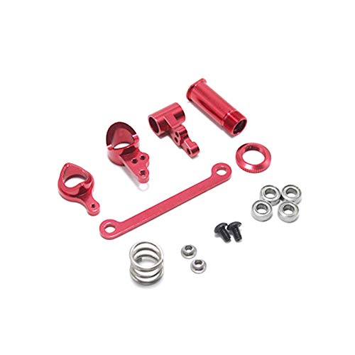 JNJOOD 1 Satz Lenk Kupplungs Baugruppe Lenkungs Servo Sparer Komplette Upgrade Teile für 144001 1/14 RC Auto, Rot 5 Stk JNJOOD 1 Satz Lenk Kupplungs Baugruppe Lenkungs Servo Sparer Komplette Upgrade Teile für 144001 1/14 RC Auto, Rot 5 Stk von JNJOOD