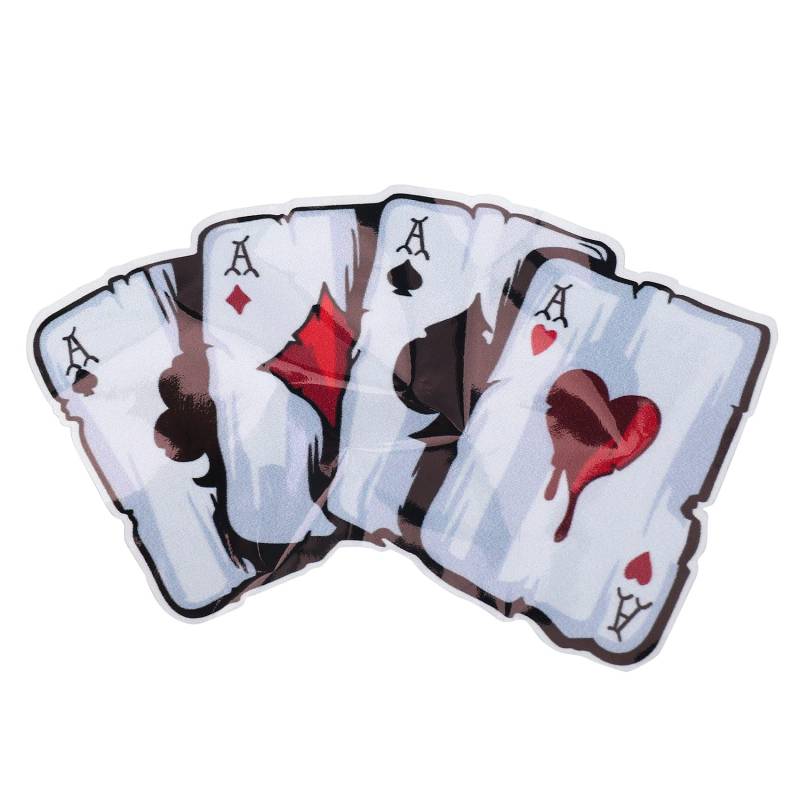 JNJOOD Auto Aufkleber, Lustige Poker Karosserie Reflektierende Aufkleber Abziehbilder Dekoration von JNJOOD