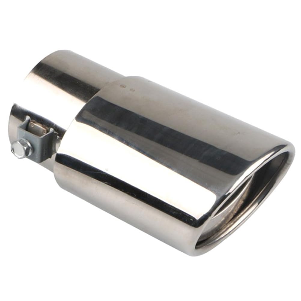 JNJOOD Auto-Edelstahl, GläNzendes Silber, Gerader Auspuff, Endrohr, Rundes Rohr, Universell Passend für AutozubehöR JNJOOD Auto-Edelstahl, GläNzendes Silber, Gerader Auspuff, Endrohr, Rundes Rohr, Universell Passend für AutozubehöR von JNJOOD